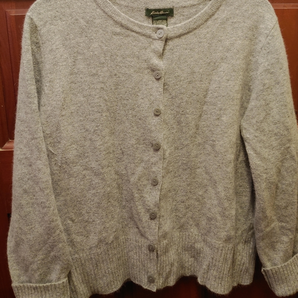 Eddie Bauer large women's button up sweater